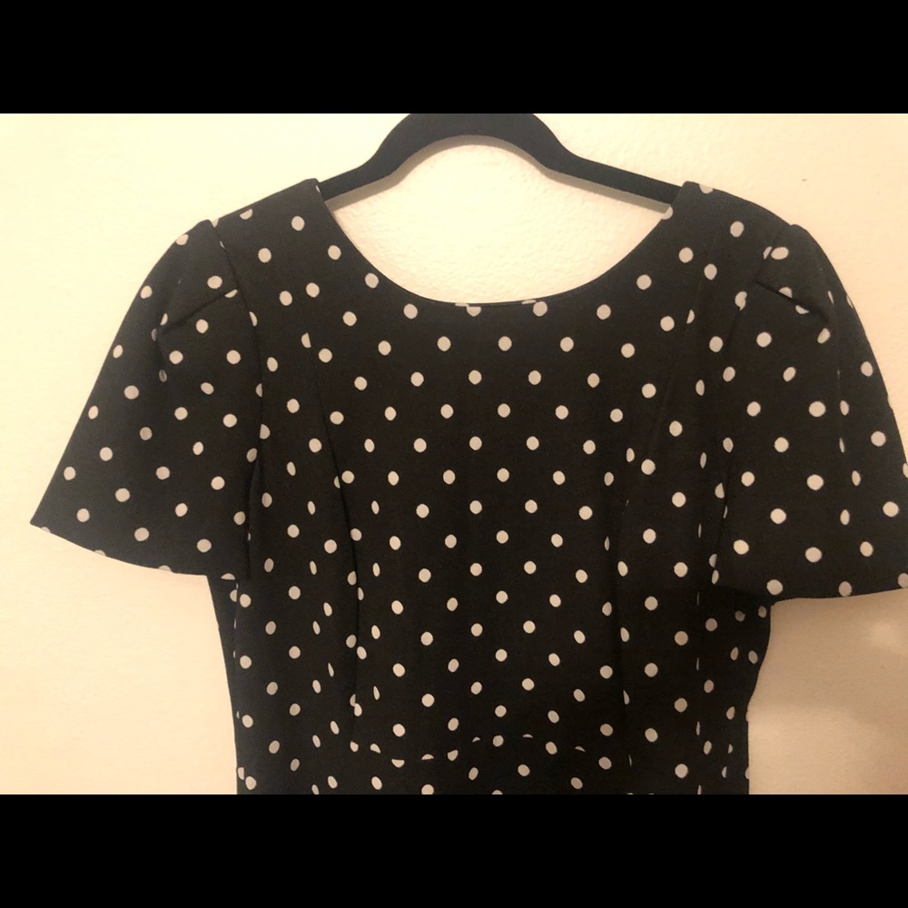 Calvin Klein polka dot dress